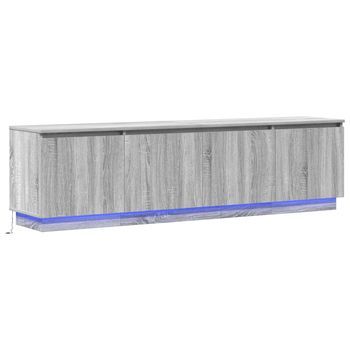 Gabinete De Tv 180 X 38 X 49 Cm Gris Sonoma Vidaxl