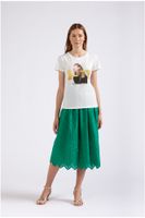 camiseta cara de mujer white s
