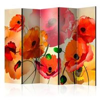 biombo - velvet poppies ii 225x172 cm