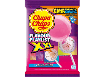 Caramelos - Chupa Chups, Con palo, Sabores variados, Gana premios, 174 g