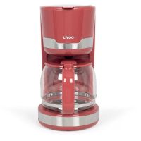 cafetera de goteo livoo dod201rc 15 l 1000 w sistema antigoteo