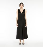 weekend max mara para mujer 2515221081600 vestido cima negro 42 casual acetato sin mangas  tirantes