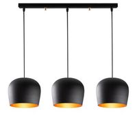 lampara de techo berceste-n-1410 negro hierro diametro 74x110 cm