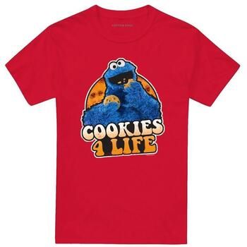 Sesame Street Camiseta Cookies 4 Life para mujer