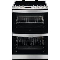 aeg ccb6761acm 60 cm electric ceramic cooker - stainless steel stainless steel