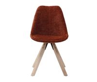 pack de 4 sillas zoe color teja