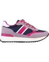 de yumas sneaker mujer casual piel - lila- plantilla confort marino