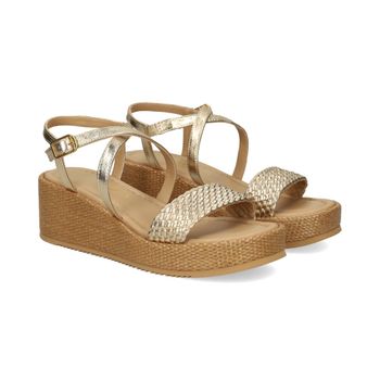 Unisa Sandalias Con Plataforma Mujer - Plata Talla 40