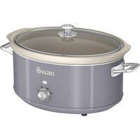 swan retro sf17031grn slow cooker - grey grey