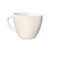 set de 4 tazas de ceramica blanca