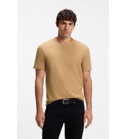 boss para hombre 50452680 camiseta tiburt 240 beige xxl casual algodon manga corta