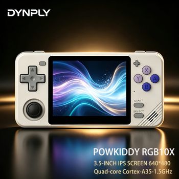 Consola de Videojuegos Portátil Retro RGB10X de 100 GB, Pantalla IPS de 3.5 Pulgadas y 640*480, RK3326, Opendinglinux, Regalos