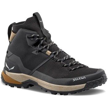 Salewa Zapatillas de senderismo Puez Knit Mid Powertex para hombre