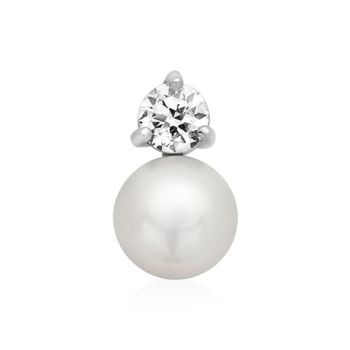 Elegante colgante de plata 925 con perla