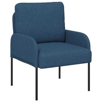 Sofás Con Cojín 55cm Azul Madera Contrachapada Vidaxl