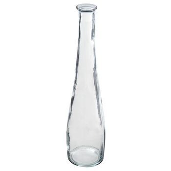 Jarrón Largo Vidrio Reciclado H80cm