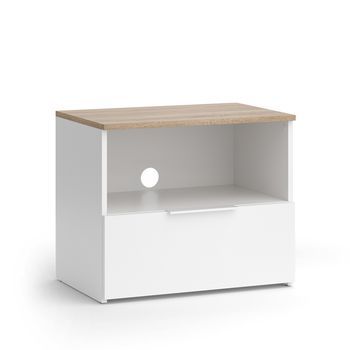 Mueble Bajo Para Tv Wido 60 X 50 Cm Con Cajón Vicco