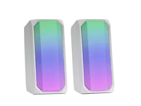 mars gaming altavoces msrgbw 15w bt 50 white