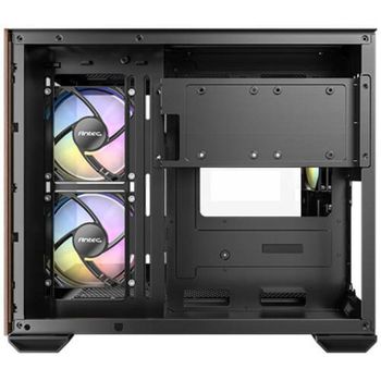 Caja de PC Antec CX600M ARGB Mini Tower negra cristal lateral ITX micro ATX