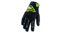par de guantes kenny sf tech negro amarillo