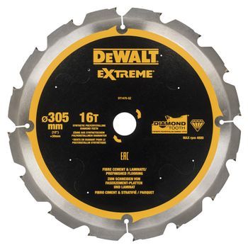 Dewalt Dt1475-qz - Hojas Para Sierra Circular Multi-material 305mm 16t