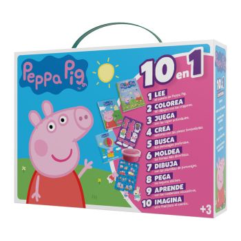 PLAY MALETIN 10 EN 1 - PEPA PIG PLAY TIME 23x4x17 Cms.