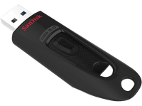 memoria usb 256 gb - sandisk ultra 30 lectura 130mbs compatible 20 software secureaccess negro