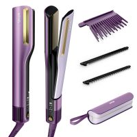 shark silkipro straight hair straightener  dryer in one tool - plum satin