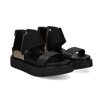United Nude Sandalias Cuña Mujer - Negro Talla 40