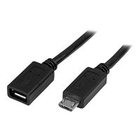 startech alargador micro-usb 50cm negro