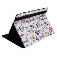 silverht funda universal estampada space silver metal para tablet 9-11