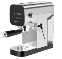 aigostar barista - cafetera espresso y de capsulas 1350w y 20 bares