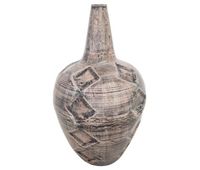 jarron de metal cobrizo 305x305x505