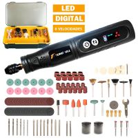 kit de herramientas rotatorias inalambricas pluma de grabado recargable con velocidad variable mini amoladora electrica para cortar pulir y taladrar