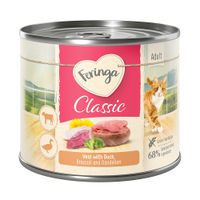 feringa classic meat menu 24 x 200 g - pack ahorro - pato y ternera