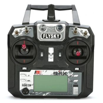 FlySky FS-i6X i6X 10CH 2.4GHz AFHDS 2A Transmisor de Radio RC con Receptor FS-iA10B para Drones RC de FPV, Vehículo de I