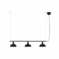 lampara colgante lineal tatawin s metal 3 luces