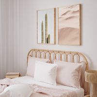 set de 2 cuadros 130 marco premium chapado en roble 50x70 cm