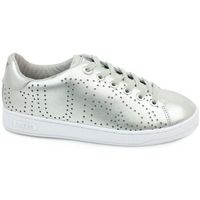 guess deportivas moda sneaker silver fl5carlel12 para mujer