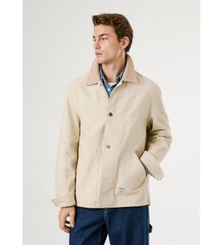Pepe Jeans para hombre. PM4027167 Cazadora Jobriath beige (L), Casual, Algodón