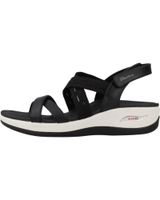 de skechers 163387 blk arch fit sunshine - luxe lady sanda negro
