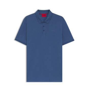 Hugo Red Polo de piqué de algodón 50466182-427