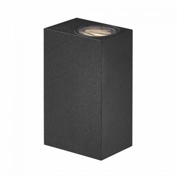 Aplique de exterior led asbol kubi (2x6,50w)