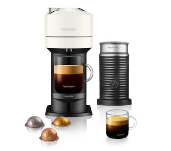 NESPRESSO by Magimix Vertuo Next & Milk Coffee Machine - White, White