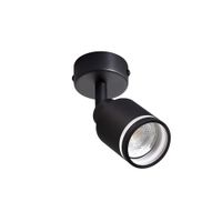 neff - foco de techo de metal color negro 6 cm gu10 max 40 w