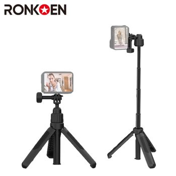 Trípode Extensible Ronkoen de 40CM con Tornillo de 1/4 para Cámaras de Acción GoPro, Insta360, Osmo y DJI