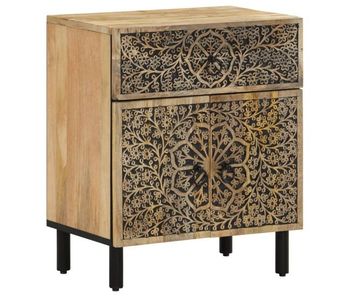 Vidaxl mesita de noche madera maciza de mango 50x33x60 cm