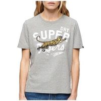 superdry camiseta t-shirt reworked classics relaxed para mujer