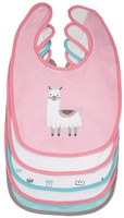 olmitos set baberos llama 5 uds