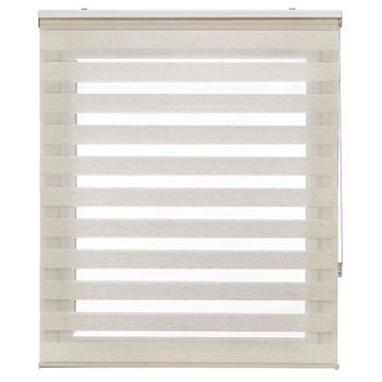 Estoralis - Estores  Noche Y Dia  Vera - Total 145x180 Cm  | Tejido 141x175 Cm | Doble Tejido | Lino